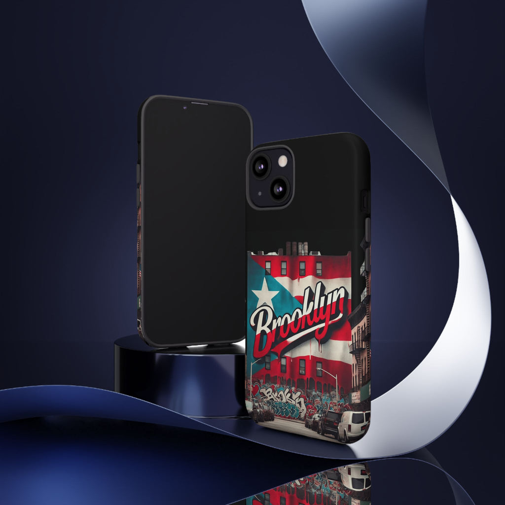 Brooklyn Street Art Phone Case  Urban Graffiti Protective Cover