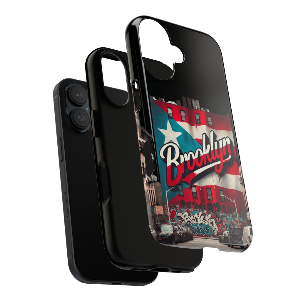 Brooklyn Street Art Phone Case  Urban Graffiti Protective Cover