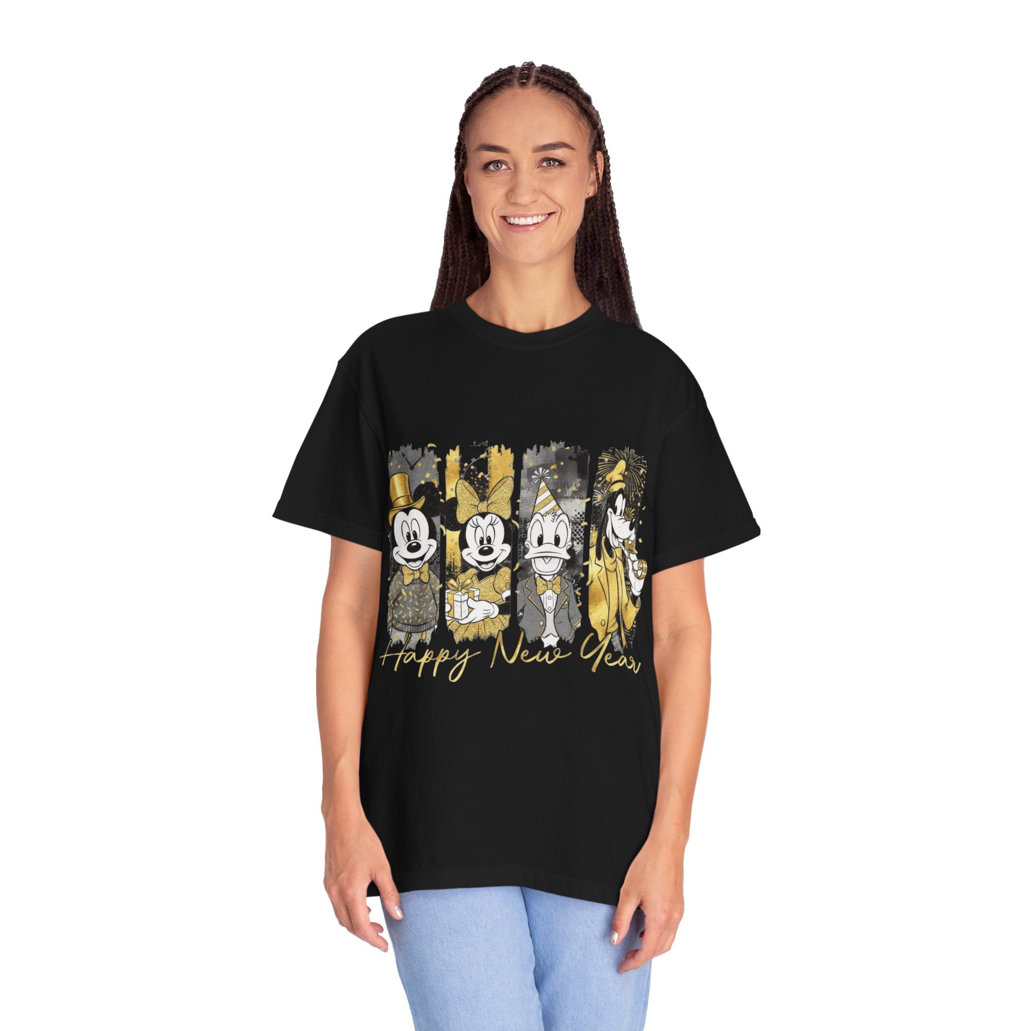 New Year Mickey & Friends T-Shirt  'Happy New Year' Graphic Tee