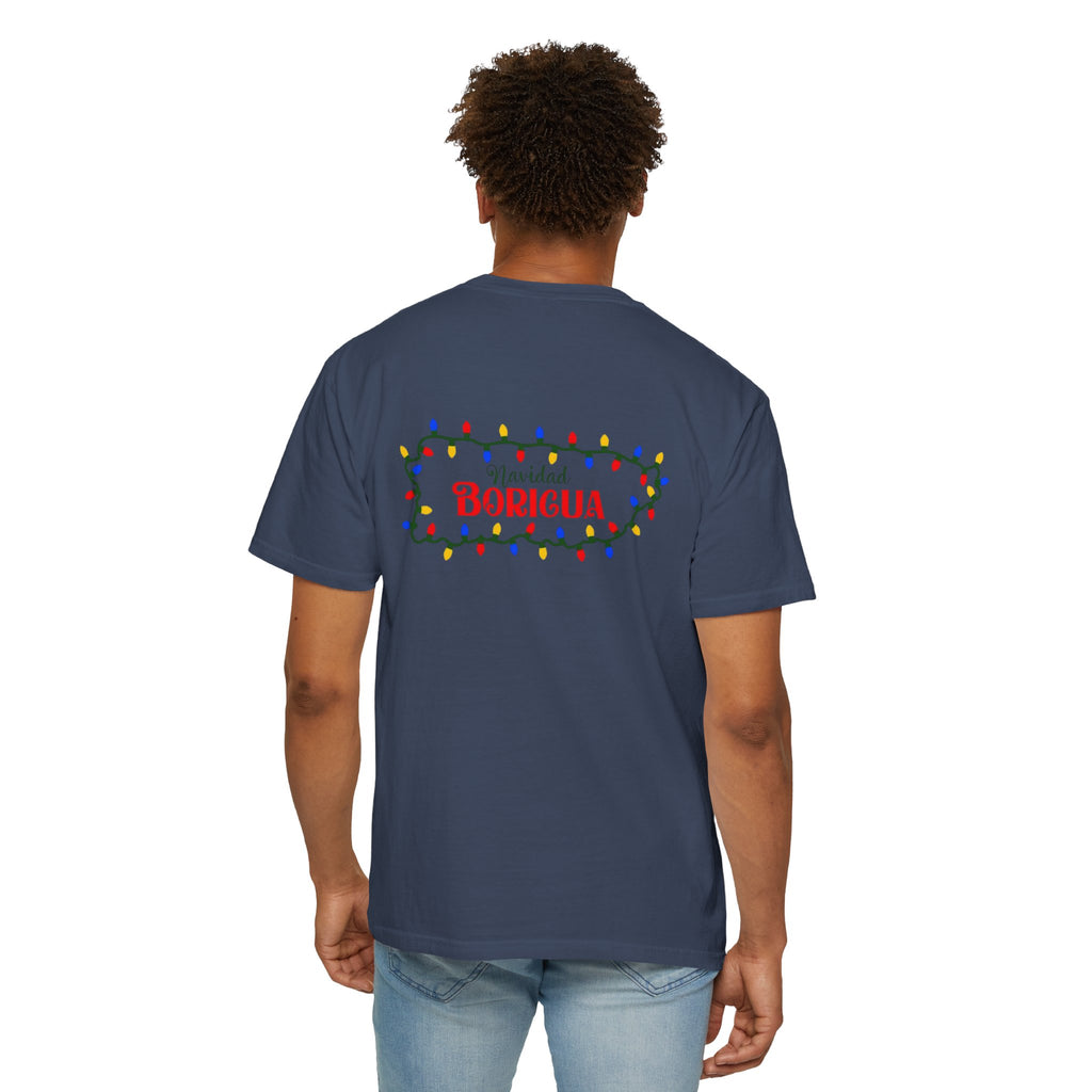 Medalla Light Beer T-Shirt  Navidad Boricua Holiday Tee Puerto Rico’s Navidades