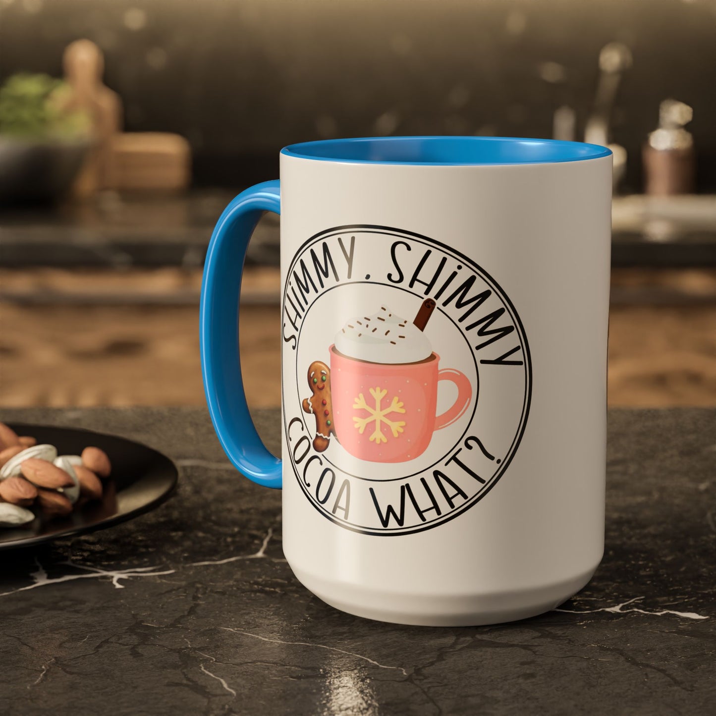 Cute Cocoa Mugs with Gingerbread Design Perfect for Winter Holiday CheerBeverage Cup Christmas Design