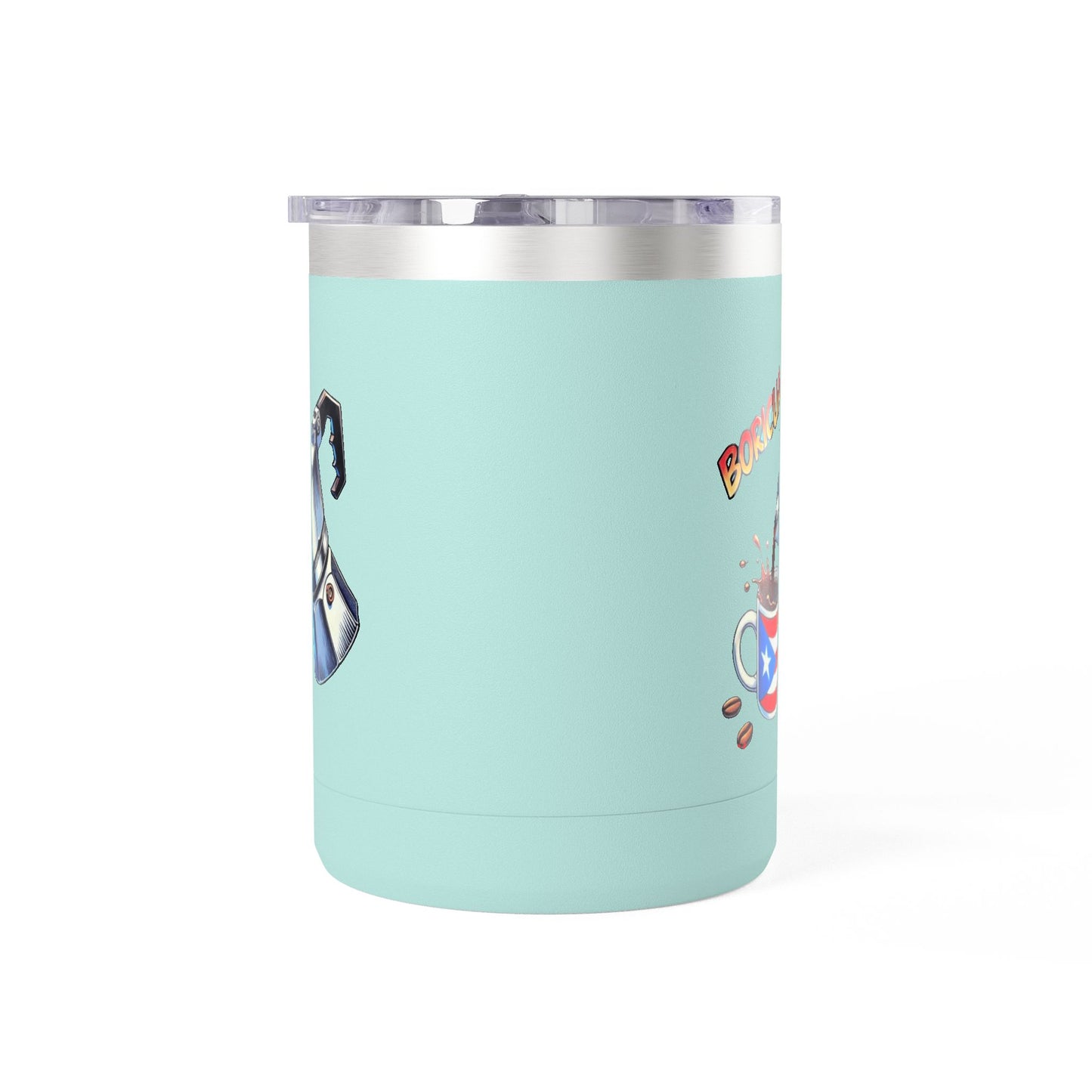 Puerto Rican Coffee Mug Tumbler, 15oz | Great Gift for Coffee Lovers, Unique Kitchen Decor, Perfect for Birthdays & Holidays