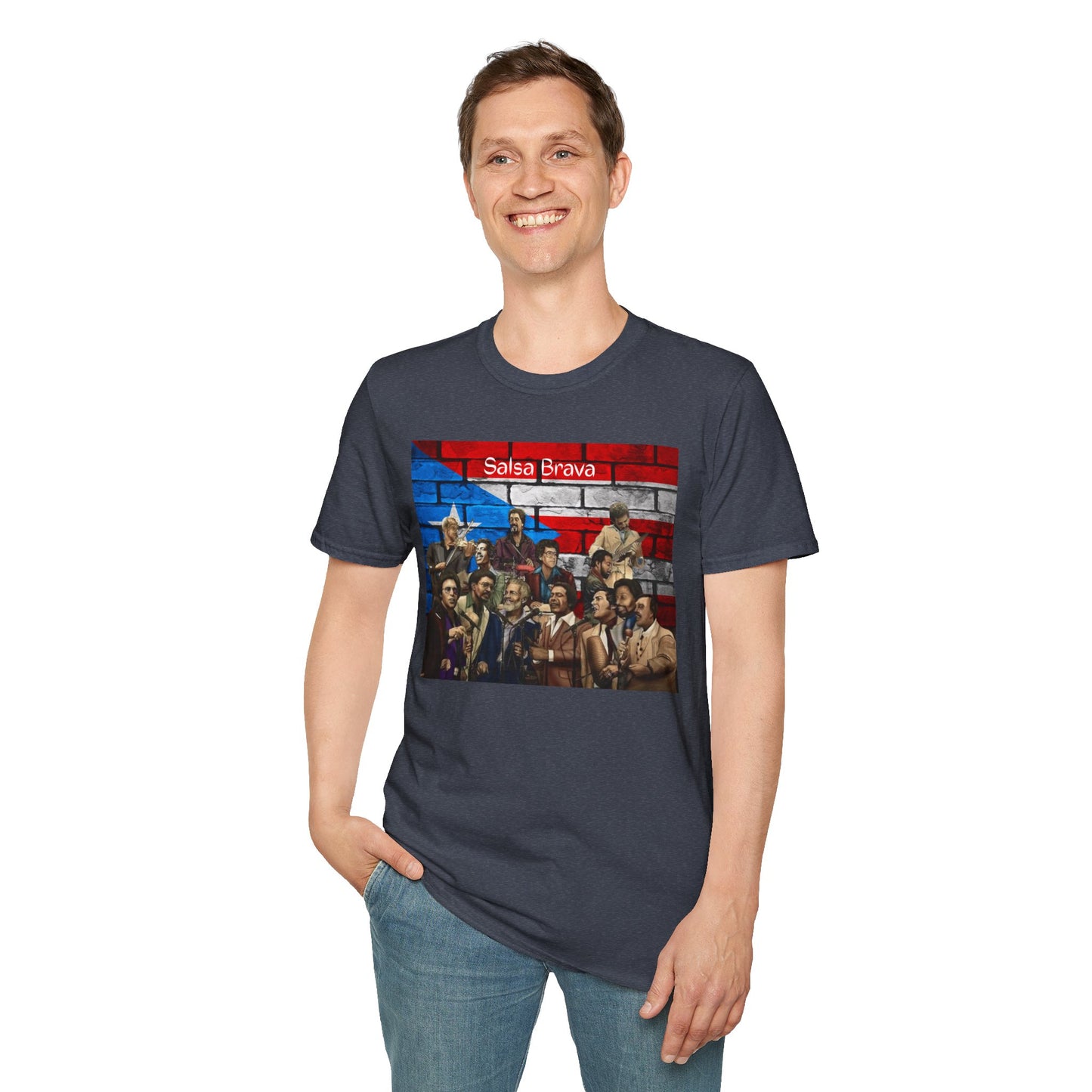 Salsa Brava Unisex T-Shirt, Fun Graphic Tee, Music Lovers Gift, Casual Wear, Party Shirt, Cultural Celebration Fashion