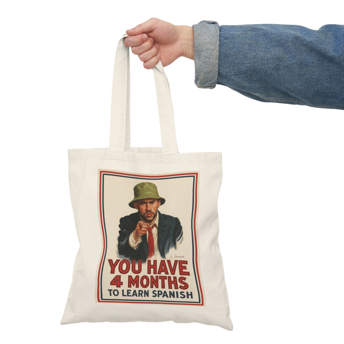 You Have 4 Months Spanish Learning Tote Bag Tote de Herencia Puertorriqueña
