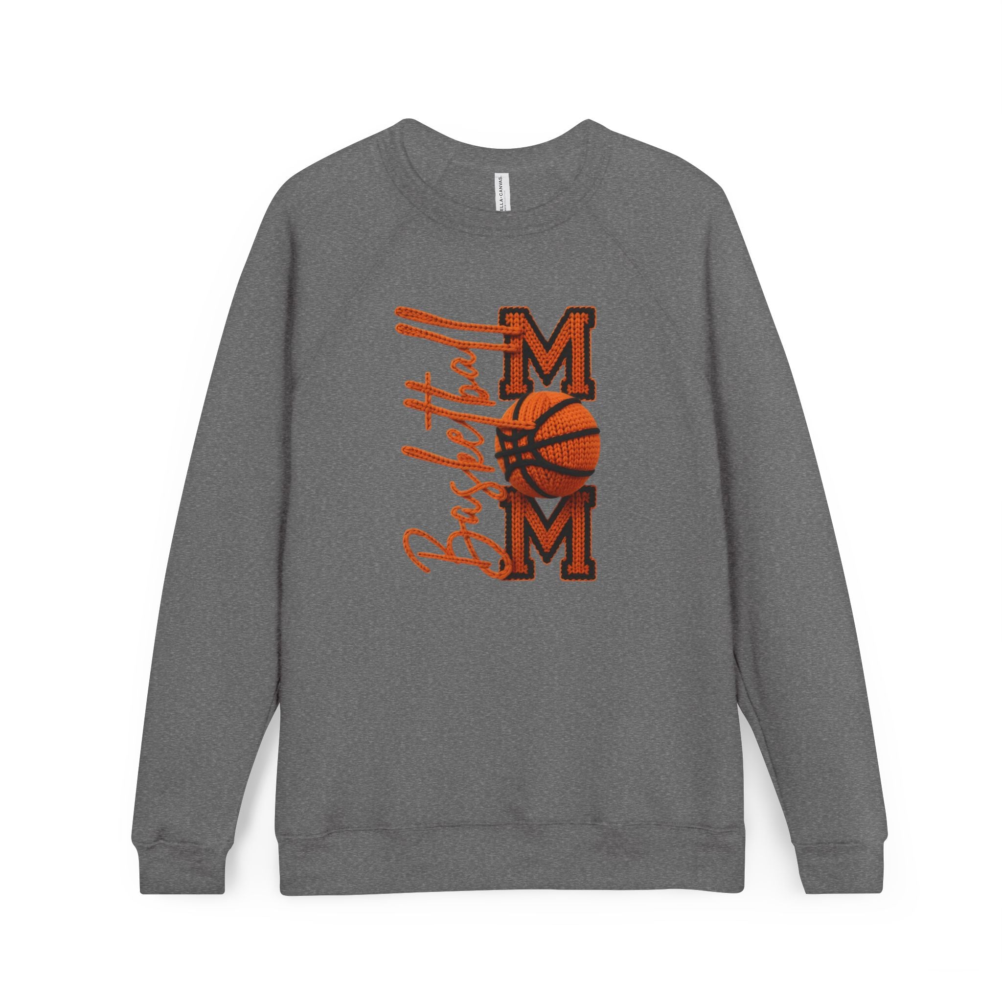 Basketball Mom Sweatshirt  Vintage Orange Hoop Mom Crewneck
