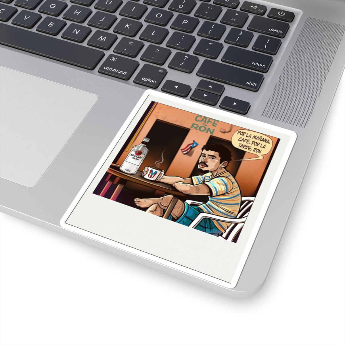 PR Made to represent wherever you go. ,🎨 Orgullo Boricua que se pega donde sea , Home Decor, Laptop Stickers, Gift for Friends, Retro Art Stickers