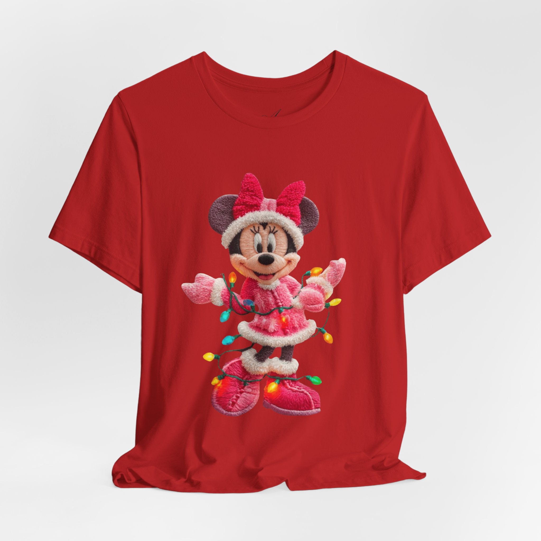 Minnie Mouse Holiday Lights T-Shirt Festive Holiday Designs