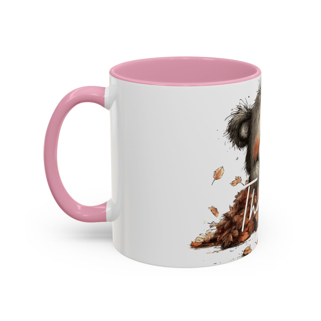 Thankful Bear Autumn Mug — Cute Fall Coffee Cup (11oz, 15oz)