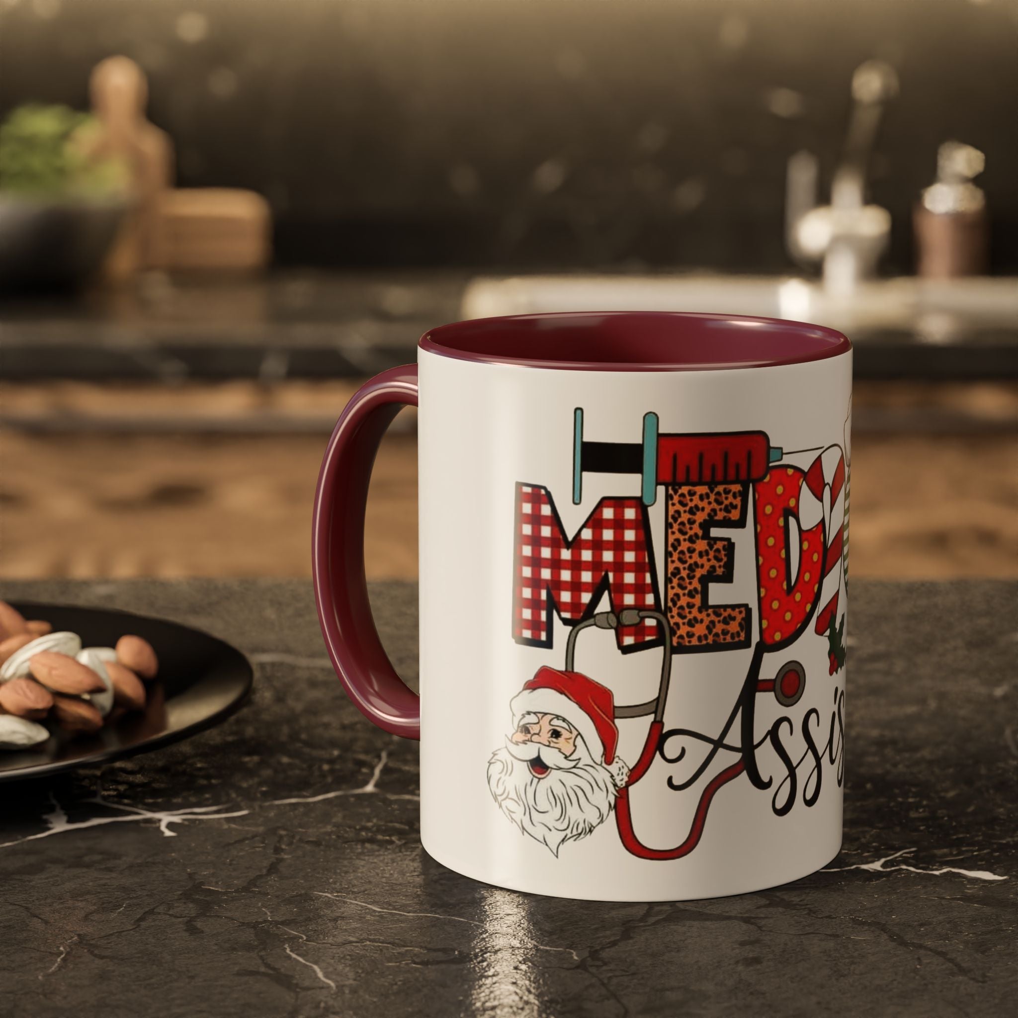 Medical Assistant Christmas Mug — Festive Colorful 11oz/15oz Coffee Cup Medical Christmas Mug
