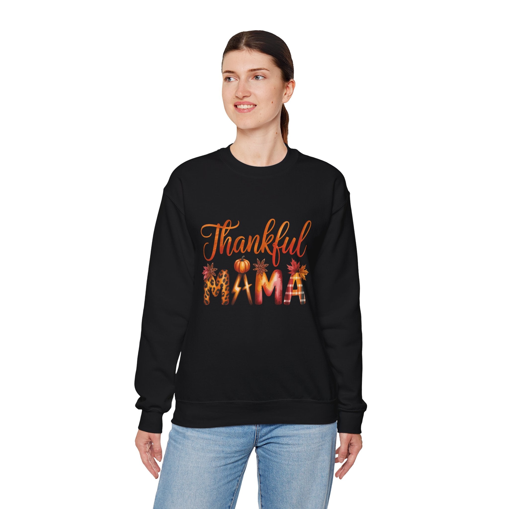 Thankful Mama Sweatshirt Fall T-Shirts and Sweatshirts Collection