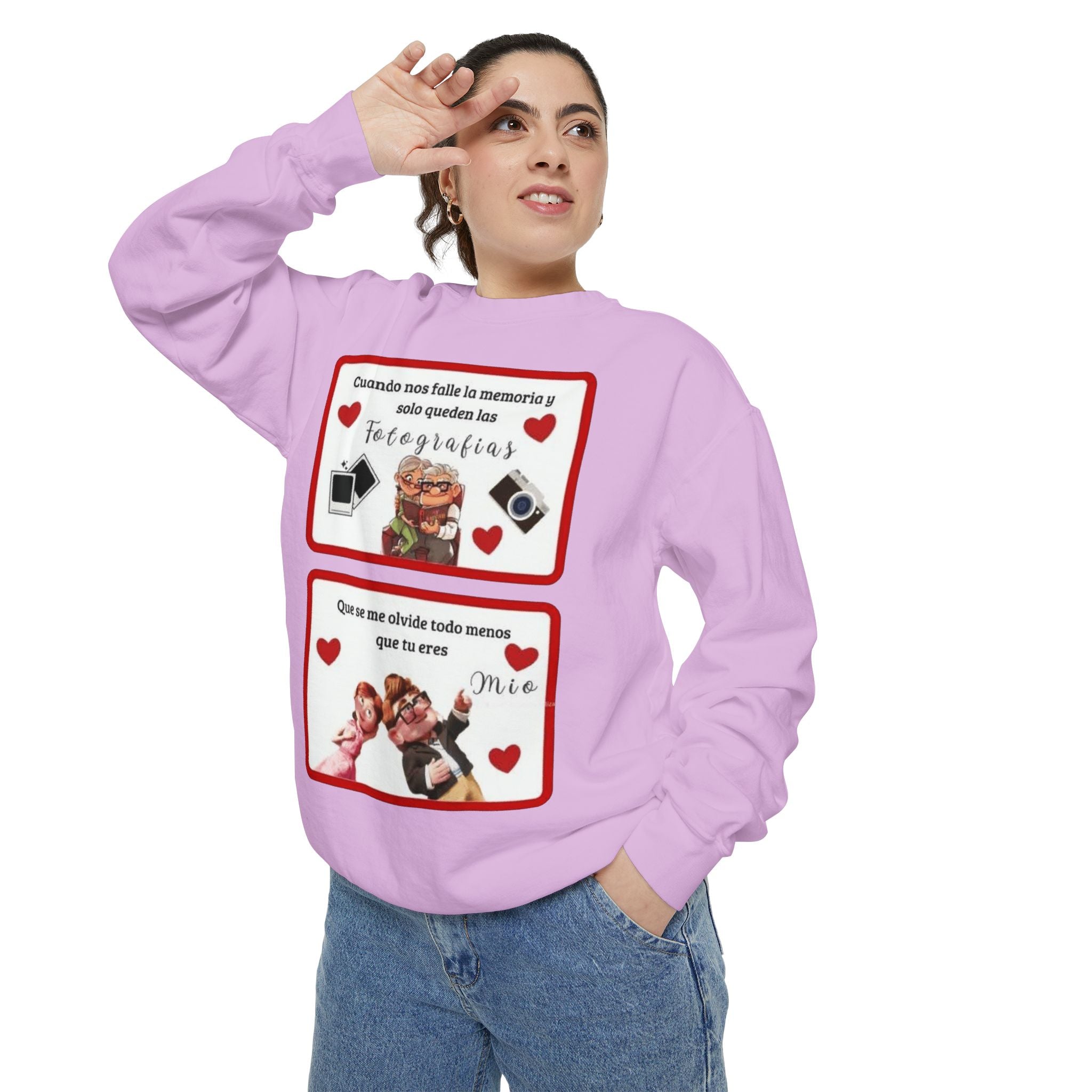 Valentine's Day Photo Collage  Romantico SAN VALENTÍN sweatshirt