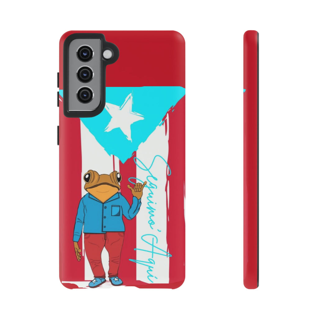 Puerto Rican Flag Frog Design ("Señorita Hops")Phone Case Isla del Encanto Phone Case – Puerto Rican Style