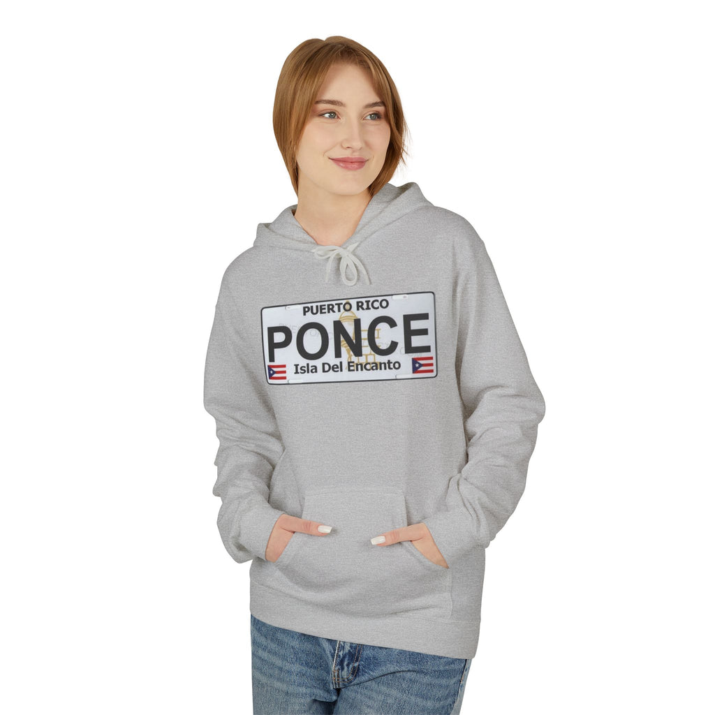 Ponce Puerto Rico License Plate Hoodie Isla Del Encanto Pullover