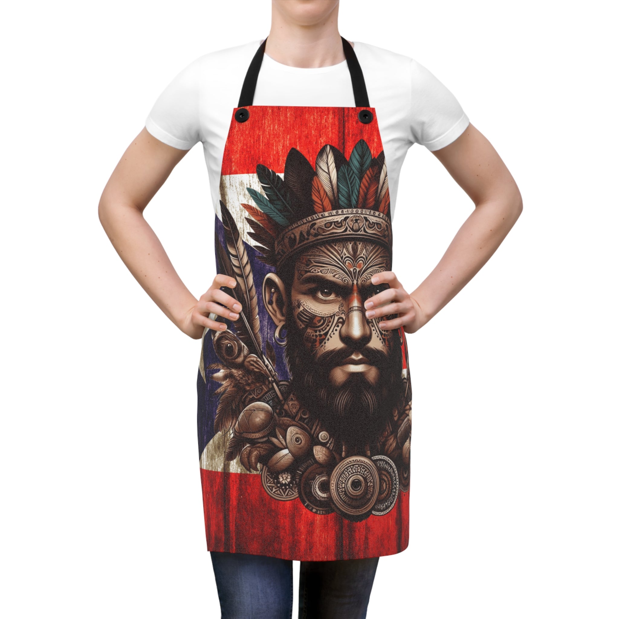 Puerto Rican Nutritional Facts Kitchen Apron  Boricua Humor Cooking Apron | Puerto Rico Pride Gift