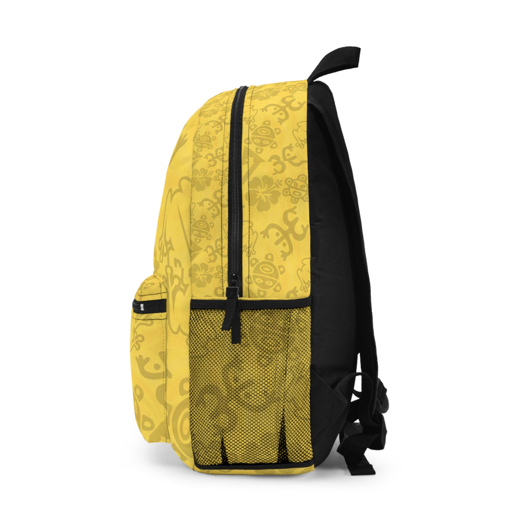 Herencia Boricua Taino De Aqui Tropical Pattern Backpack Puerto Rican heritage