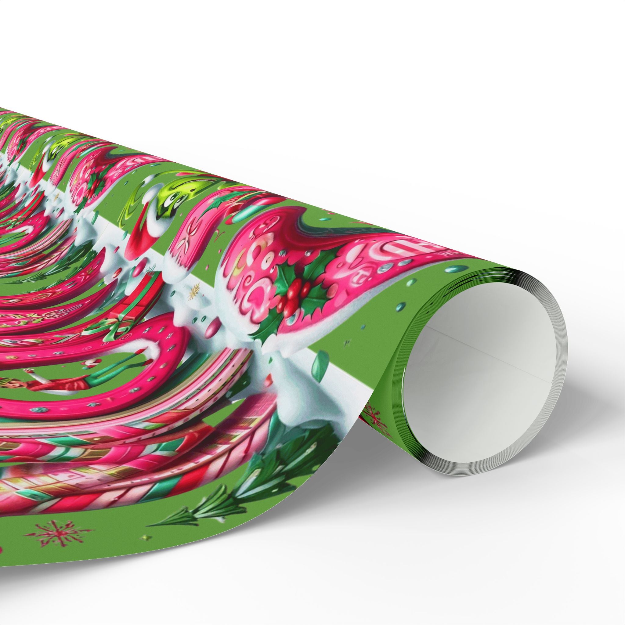 Festive Wrapping Paper  Whimsical Holiday Gift Wrap | Christmas Paper Roll | Fun & Unique Gift Packaging
