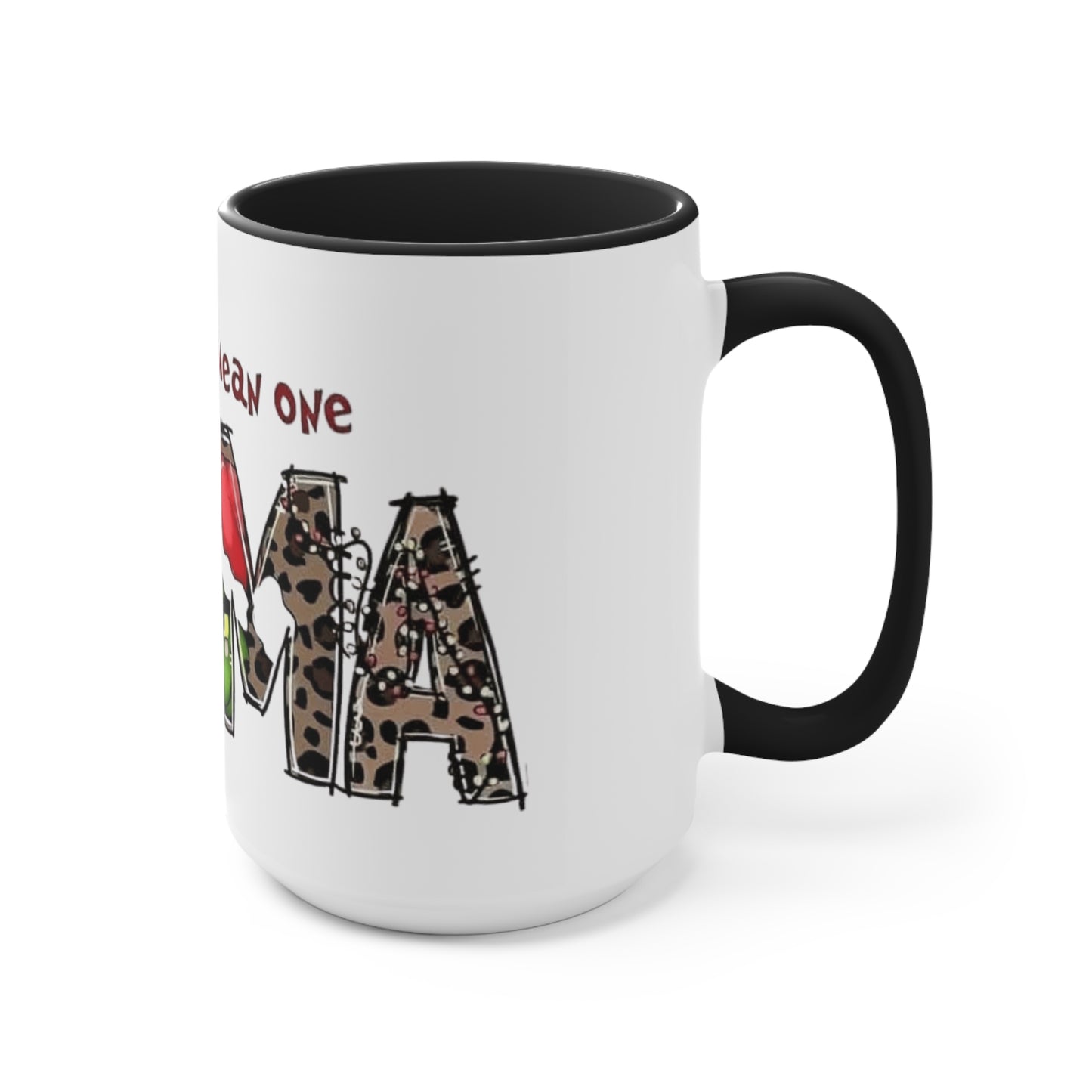 Grinch-Themed Accent Mug - "You're a Mean One, MAM" Holiday Coffee Cup Holiday Coffee Cups with Festive Quotes & Designs