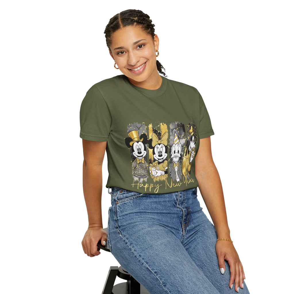 New Year Mickey & Friends T-Shirt  'Happy New Year' Graphic Tee