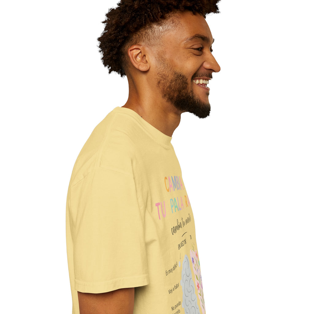 Cambia Tus Palabras Floral Positivity T-Shirt