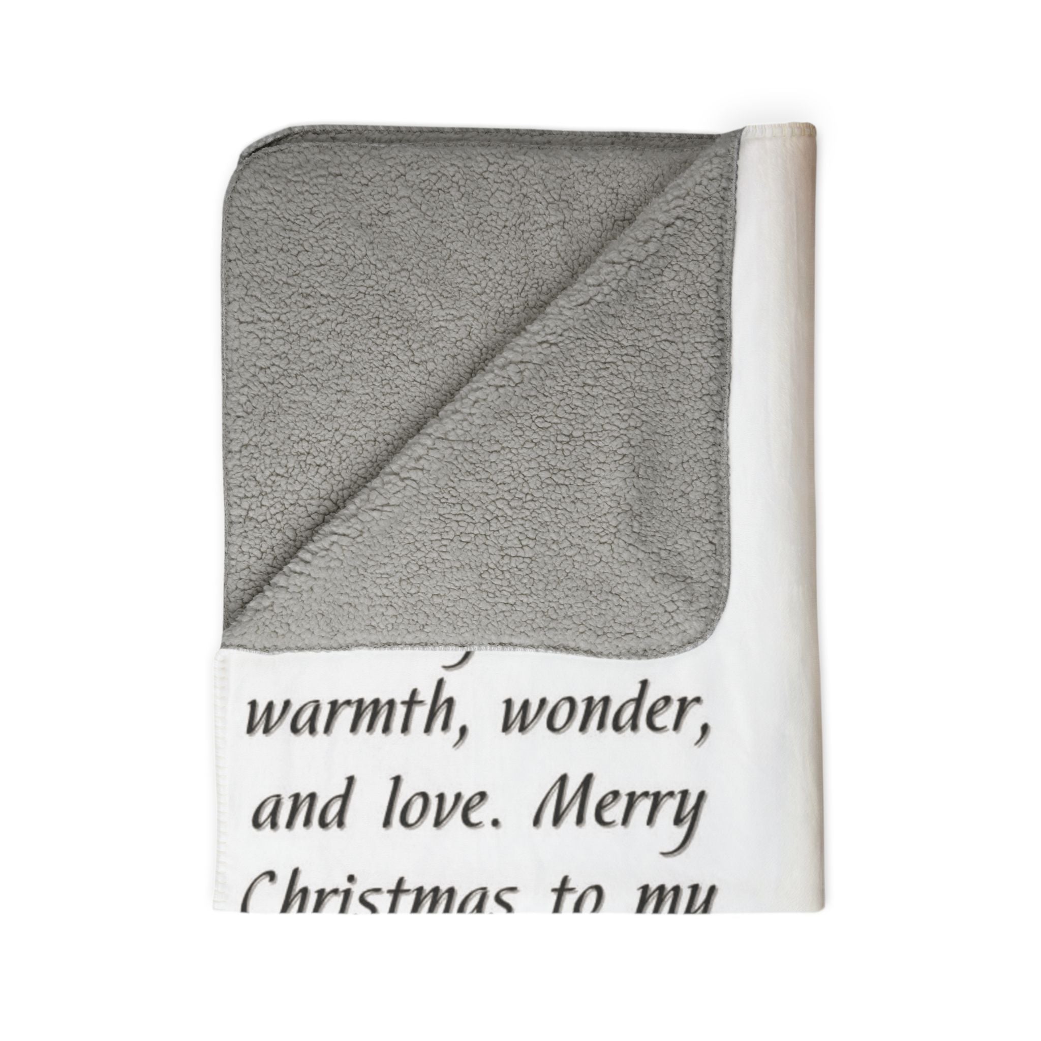 Christmas Sherpa Blanket Mom and Dad, You filled my holidays with warmth, wonder, and love" Cozy Family Holiday Throw Holiday Christmas Blanket,