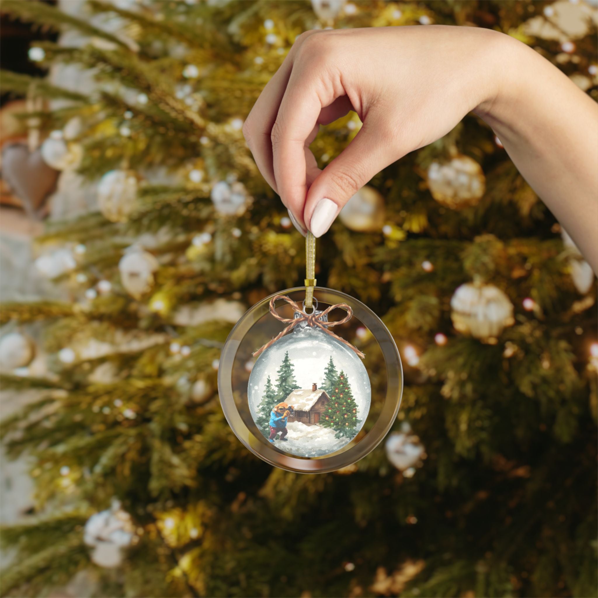 Coquí & Palm Tree Ornament | Puerto Rico Christmas Ornament | Boricua Holiday Gift Glass Ornaments