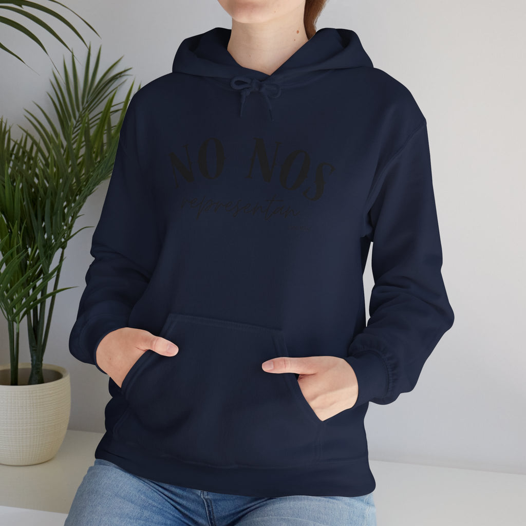 Puerto Rican Pride Hoodie  “No Nos representan” Front & Puñeta Flag Back
