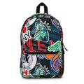 Stickers of NYC Backpack — Urban Collage Cityscape School Bag