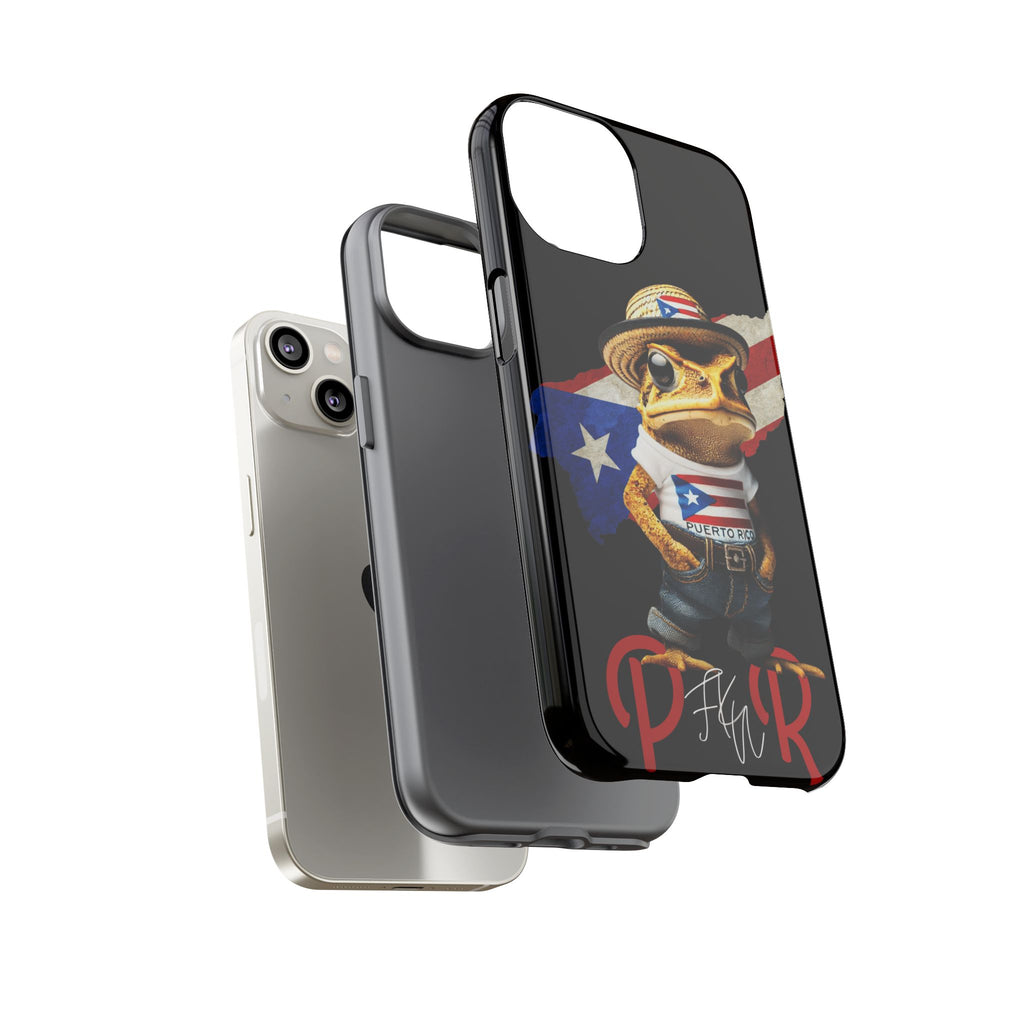 Puerto Rican Frog Tough Phone Case  Puerto Rico Flag Patriotic Protective Case