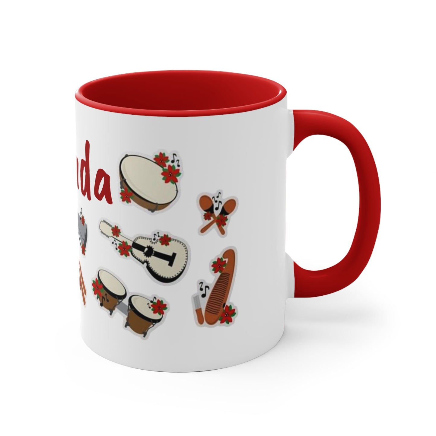 Puerto Rico  Festive Parranda Accent Mug - Perfect for Holiday Cheer