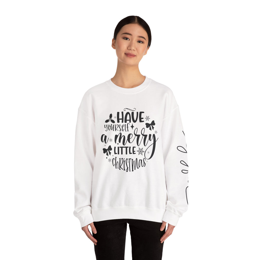 Xmas Shirts & Sweaters | Funny, Cute & Classic Christmas Designs Merry Christmas Crewneck Sweatshirt - Cozy Unisex Holiday Apparel