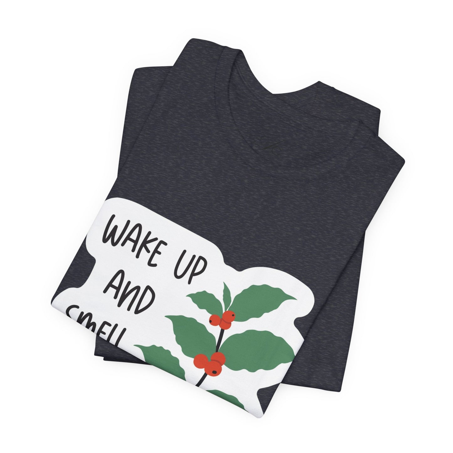 Wake Up and Smell the Coffee Tee  Coffee Plant Graphic T-Shirt