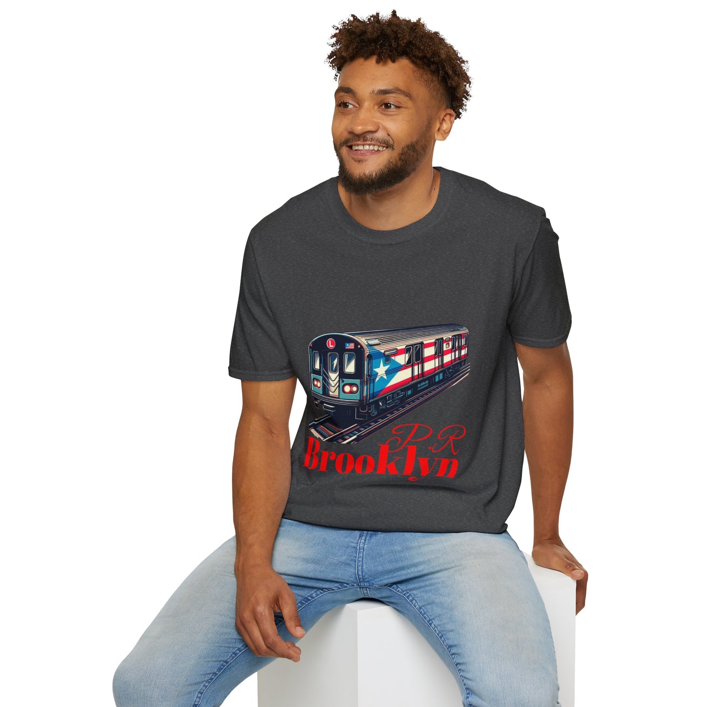 New Yorican and Proud Where Boricua Meets Brooklyn PR Train T-Shirt, Unisex Graphic Tee, Travel Shirt, Gift for NYC Lovers,