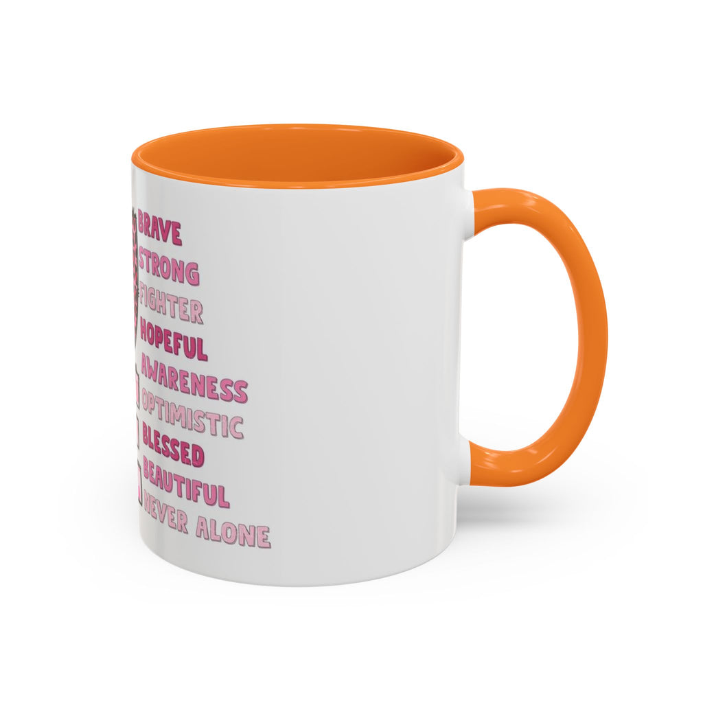 Cancer Hope Collection Empowering Inspirational Mug for Breast Cancer Awareness
