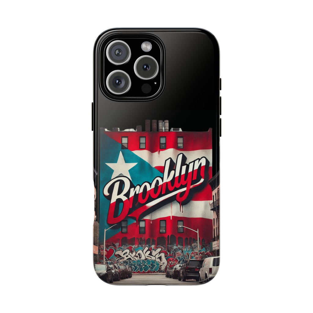 Brooklyn Street Art Phone Case  Urban Graffiti Protective Cover