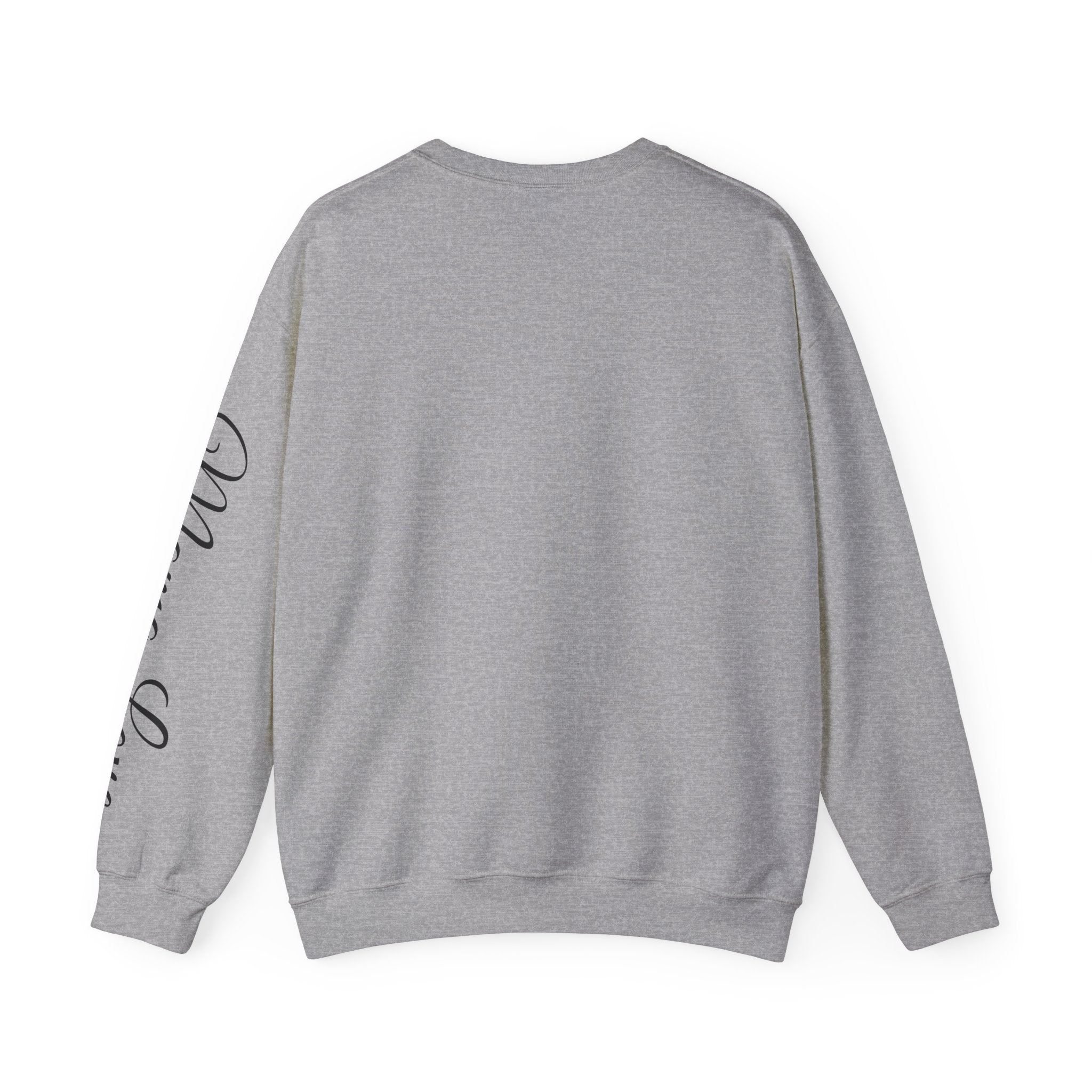 Mama Photo Collage Sweatshirt — "MAMA: clothed in strength & dignity" Sleeve Script