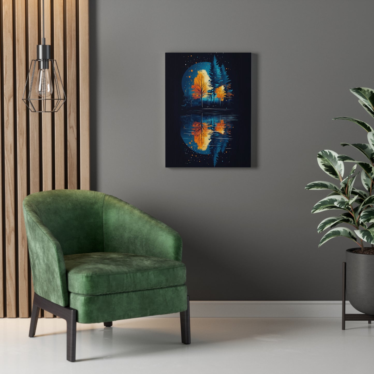 Vibrant Autumn Landscape Canvas Art | Fall Decor | Nature Wall Art | Home Decor | Gift for Nature Lovers