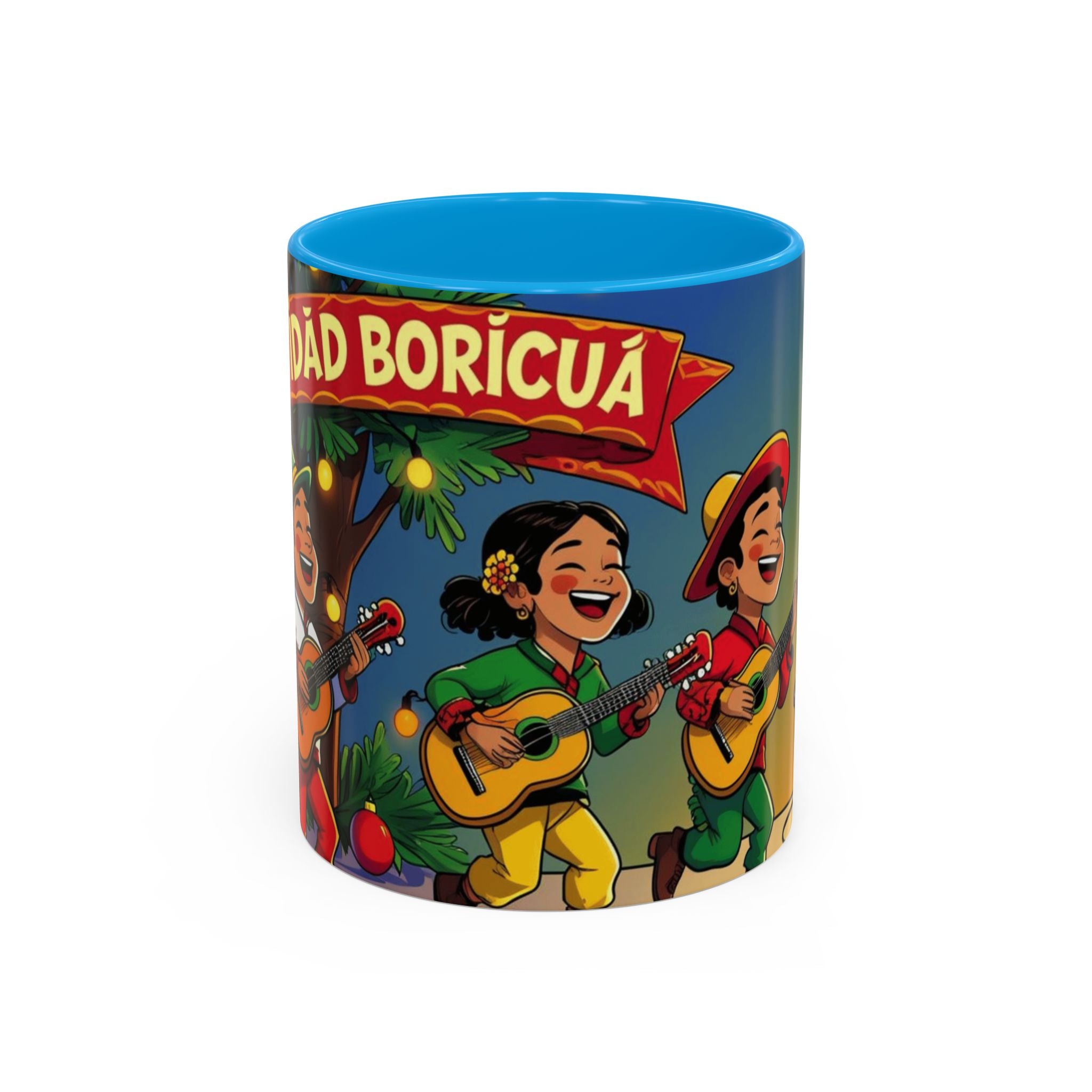 Navidad Boricua Mug Vibrant Puerto Rican Celebration Mug