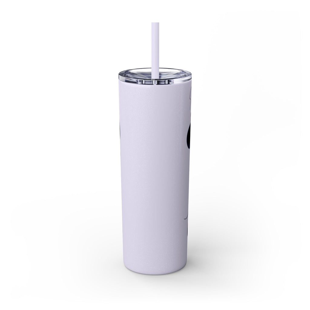 I Love You More Than Travel Tumbler — 20oz Skinny Cup with Straw