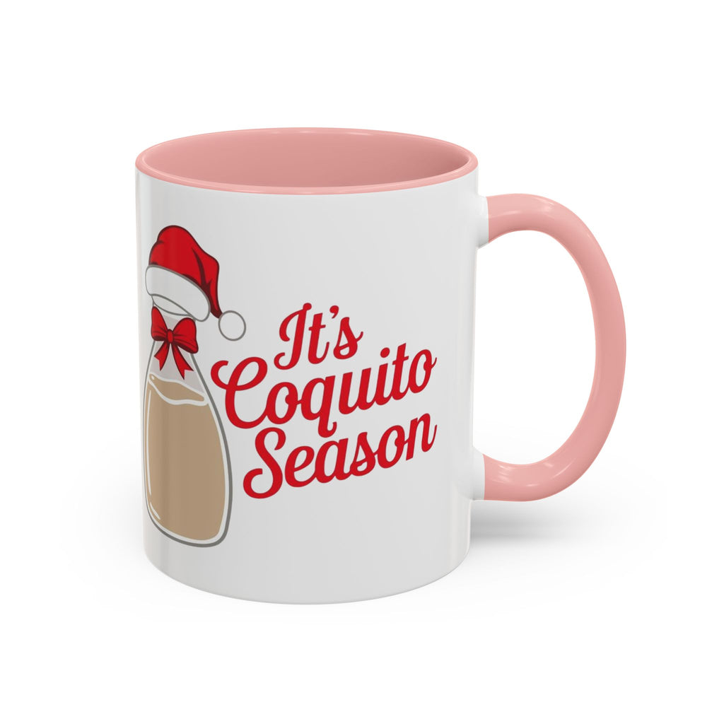 Herencia de Puerto Rico Mug Coquito Season Accent Mug Festive Holiday Coffee Cup