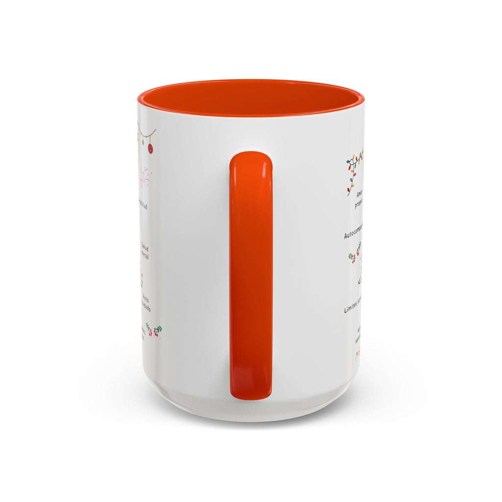 Mug — 'Adorna Tu Vida' Christmas Tree Spanish Holiday Coffee Mug (11oz/15oz)