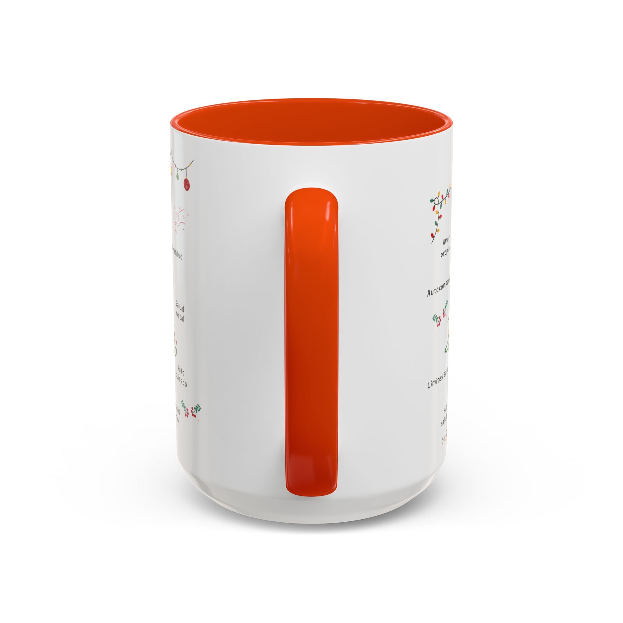 Mug — 'Adorna Tu Vida' Christmas Tree Spanish Holiday Coffee Mug (11oz/15oz)