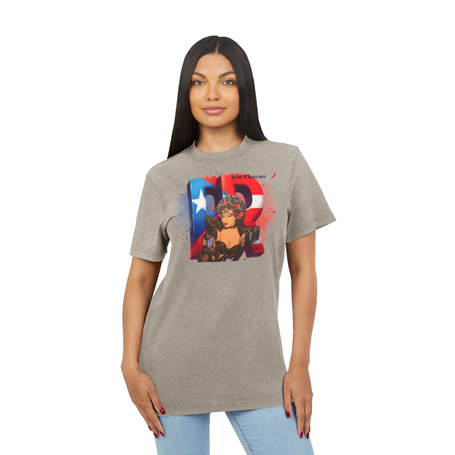 Puerto Rican Iris Chacon , Vintage Graphic Shirt, Casual Wear, Festival Apparel, Summer T-Shirt, Gift for Her
