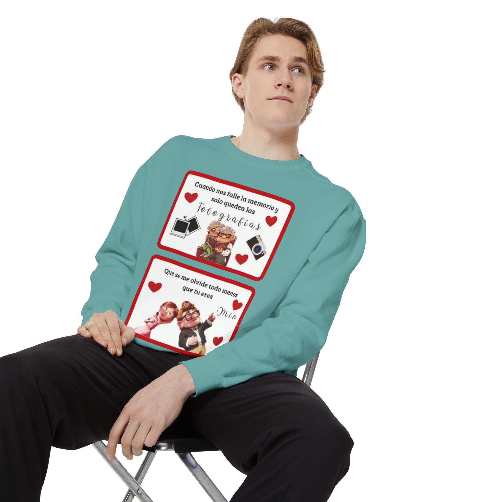Valentine's Day Photo Collage  Romantico SAN VALENTÍN sweatshirt