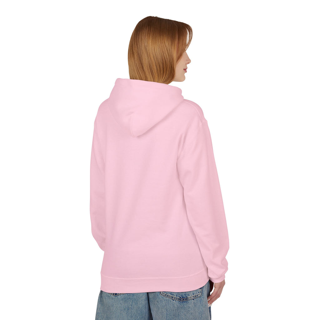 Jolly Candy Cane Holiday Hoodie — "JOLLY" Festive Sweatshirt