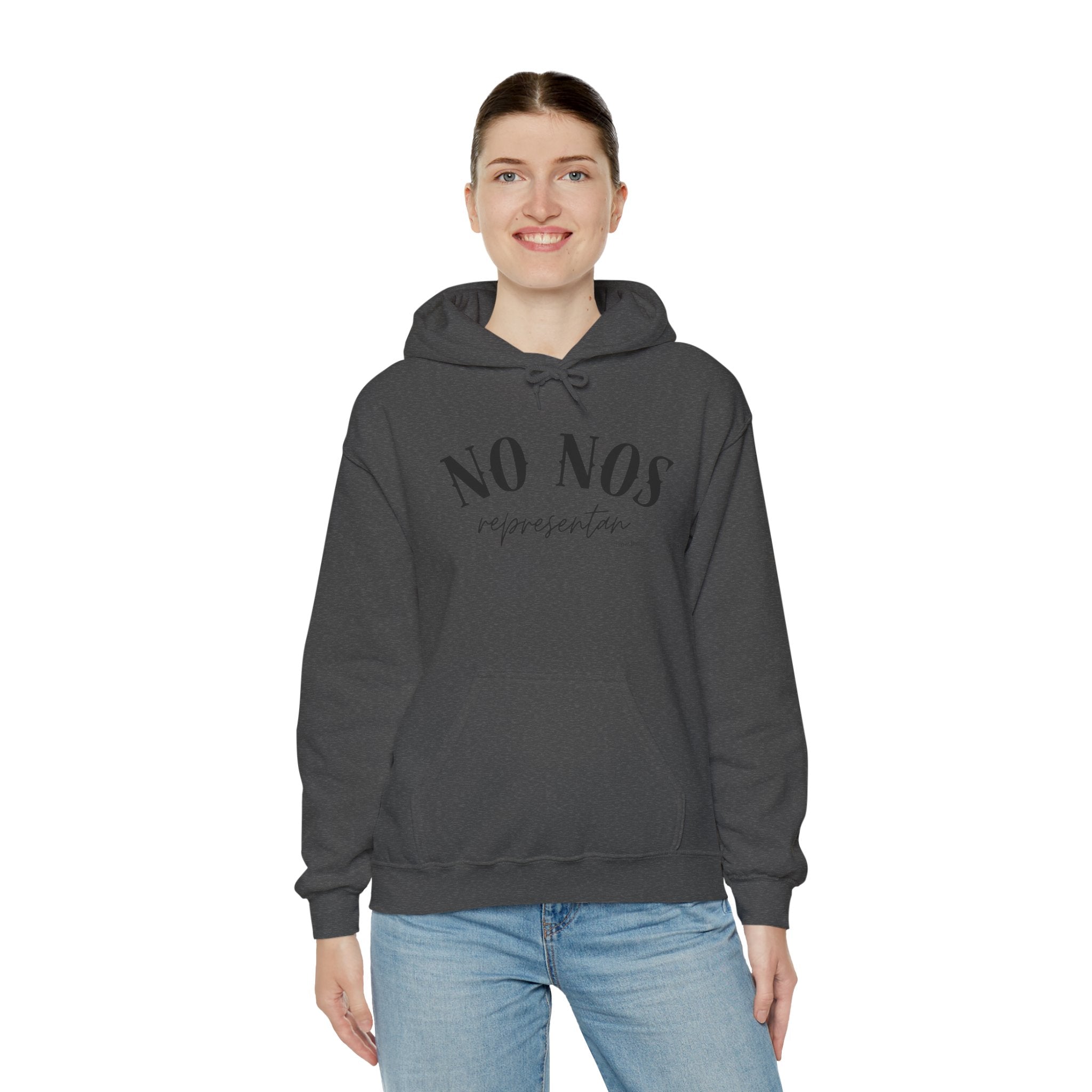 Puerto Rican Pride Hoodie  “No Nos representan” Front & Puñeta Flag Back