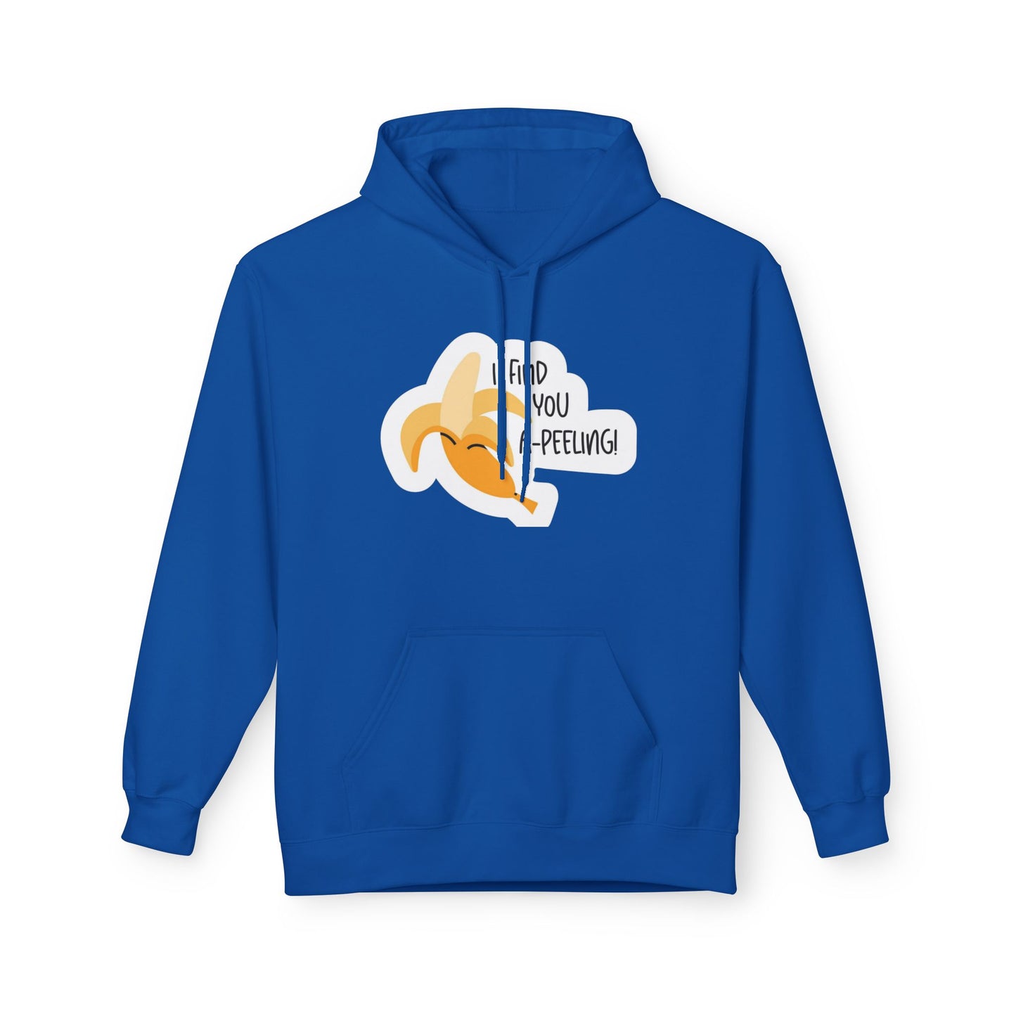 Peeling Banana Hoodie  "I Found You (Peeling)" Cute Fruit Pun Pullover