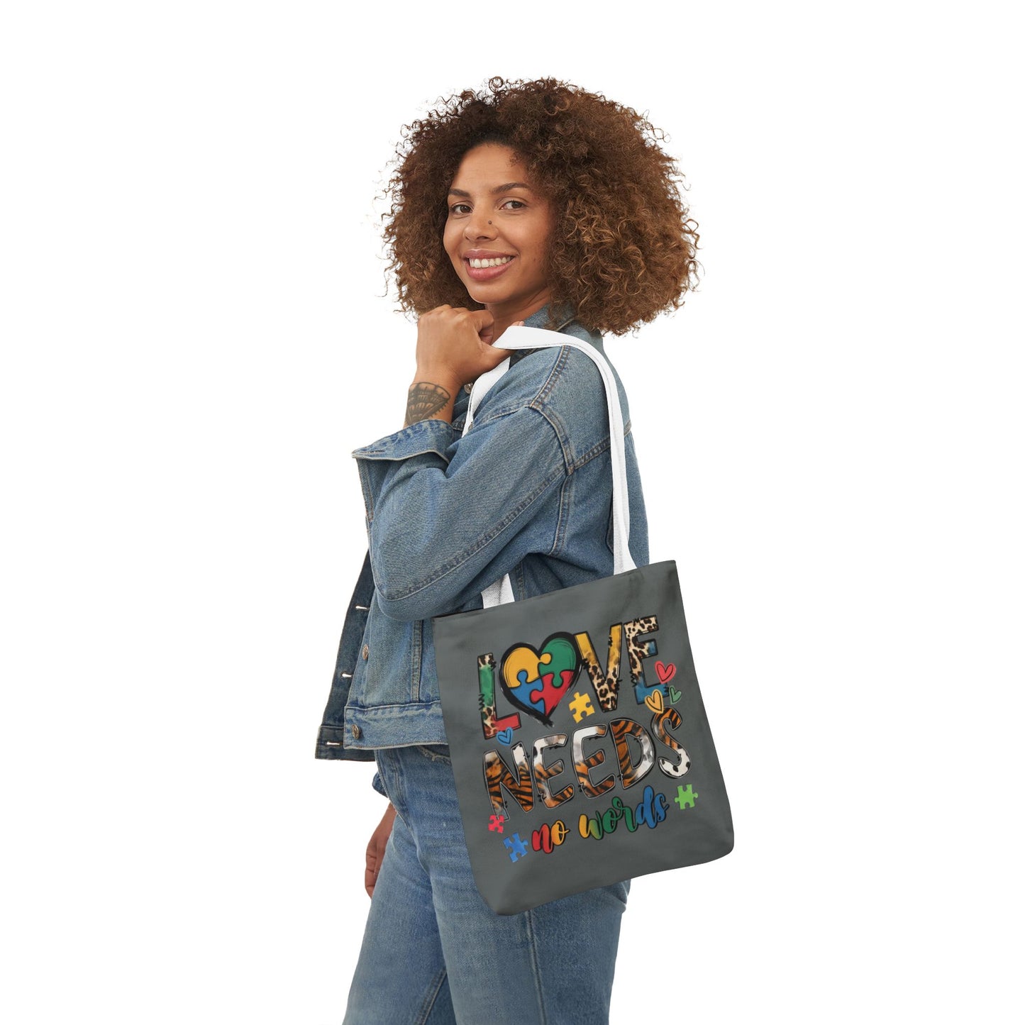 Colorful Love Needs Tote Bag