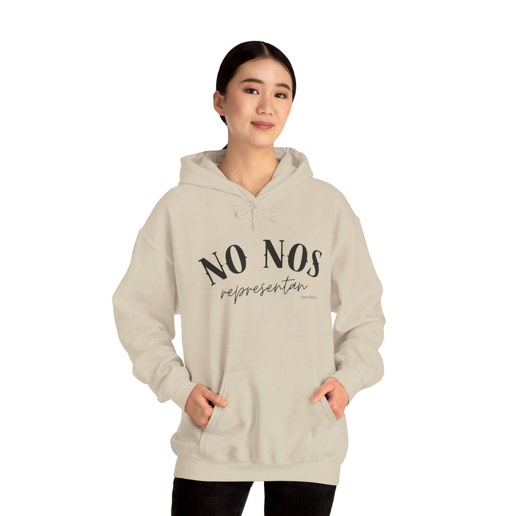 Puerto Rican Pride Hoodie  “No Nos representan” Front & Puñeta Flag Back