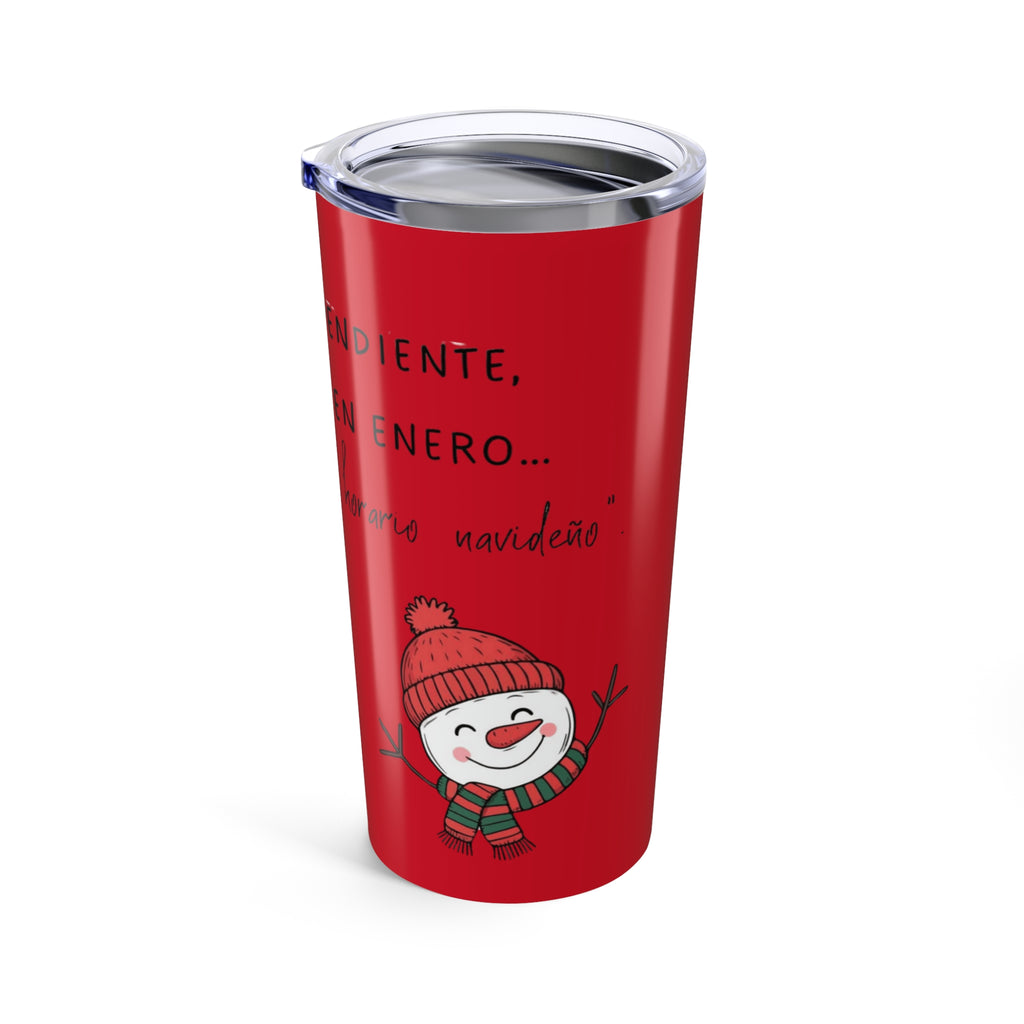 Bring a little Navidad warmth to everyday 20oz Spanish Christmas Tumbler  Holiday Spirit Message Travel Cup