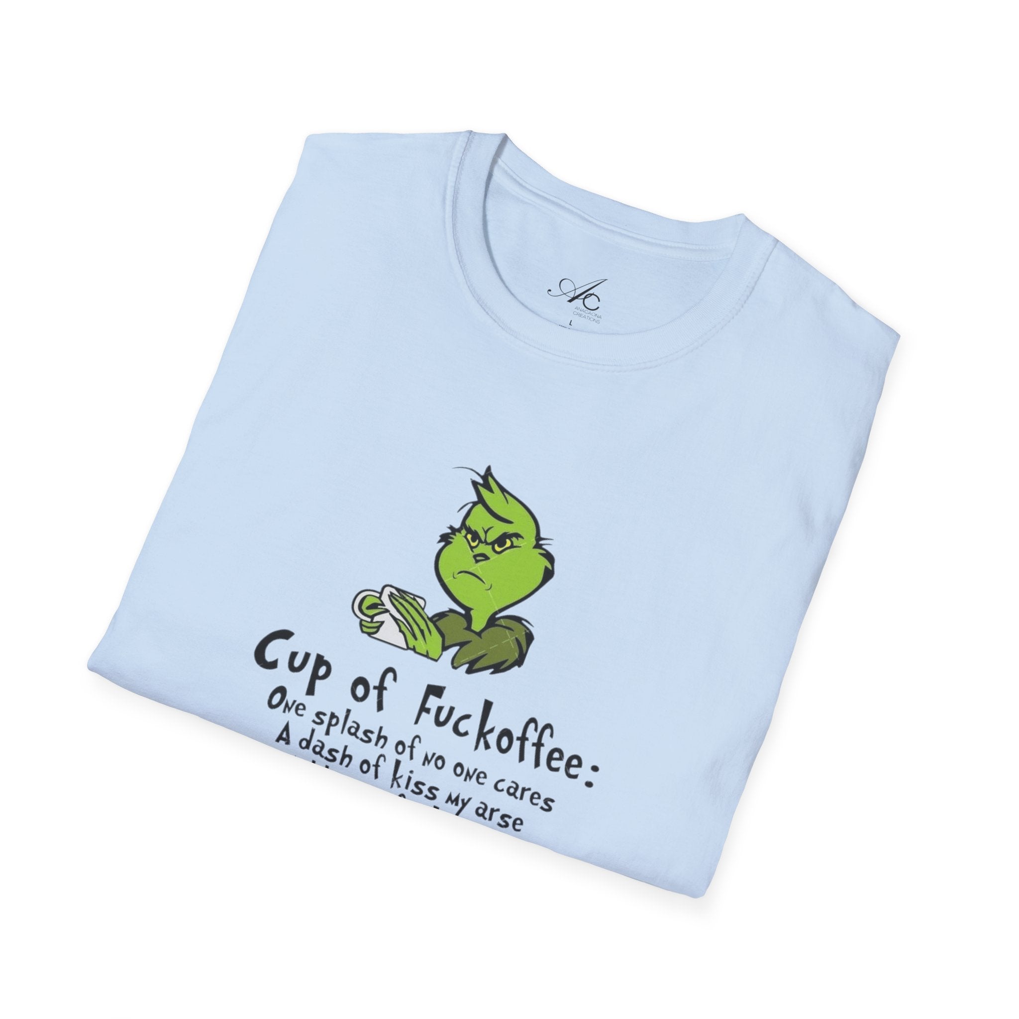 Holiday Apparel | Christmas Tees & Sweatshirts with Festive Quotes Funny Grinch Coffee Lover T-Shirt